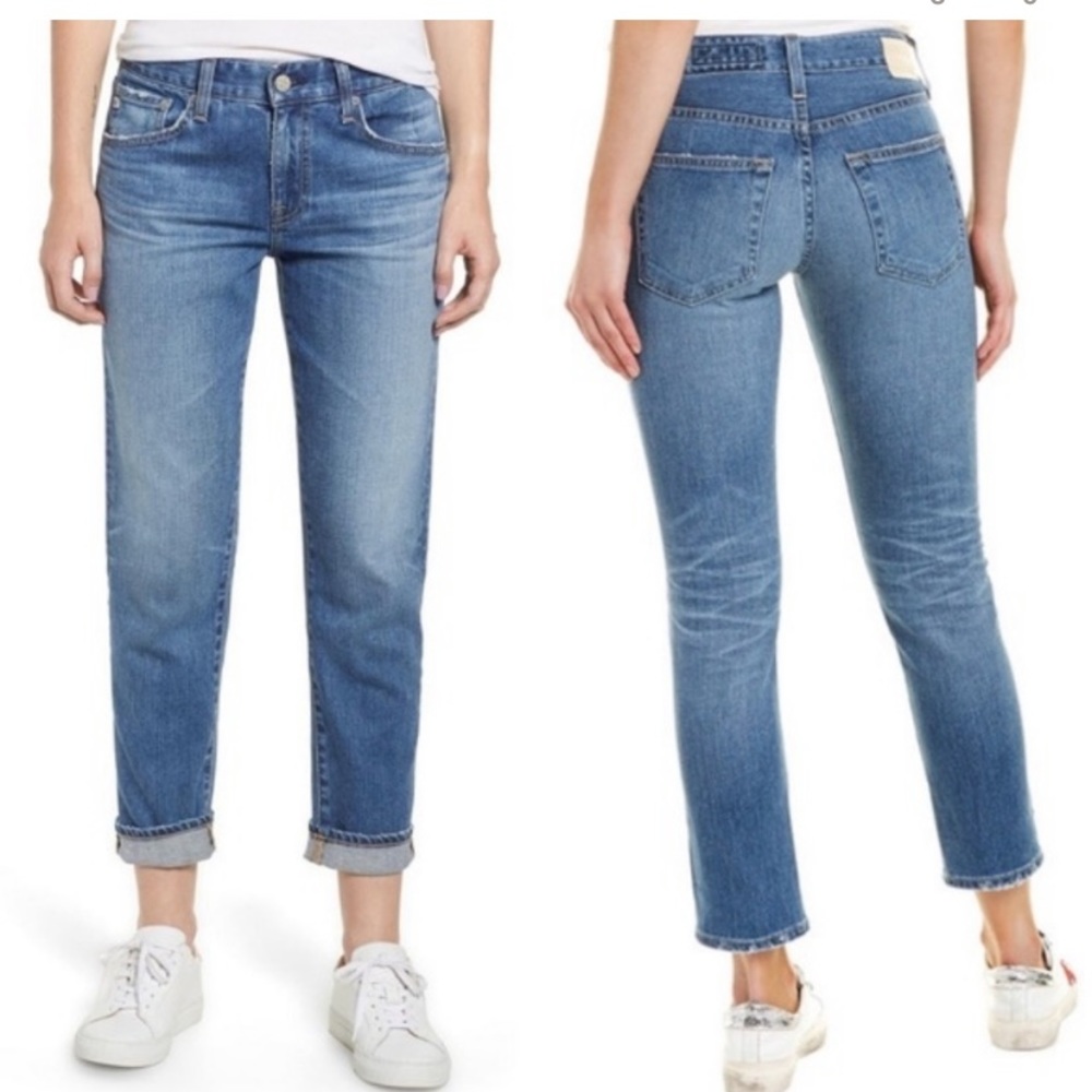 AG Adriano Goldschmied The Ex-Boyfriend Slouchy Slim Denim Jeans Sz: 30